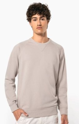 Heren Sweater Kariban BIO raglanmouwen